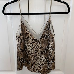 Princess Polly snake skin tank, never worn.